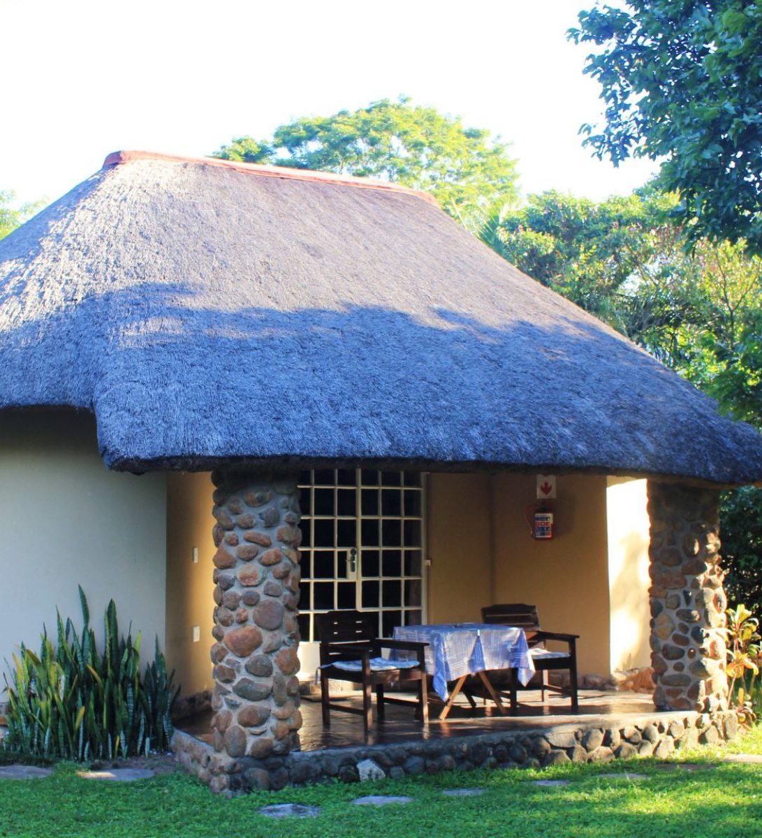 Rondreis Zuid-Afrika, Hazyview, Idle & Wild Country Estate, buitenaanzicht accommodatie