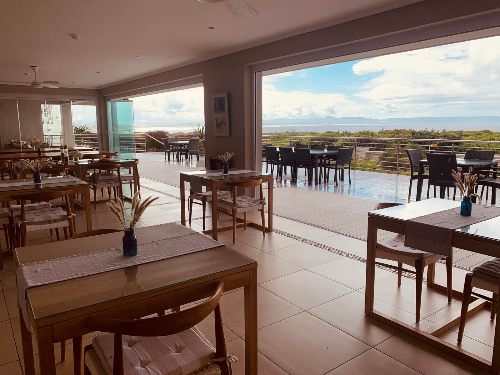 Rondreis Zuid-Afrika, Hermanus, Abalone Lodges, eetruimte