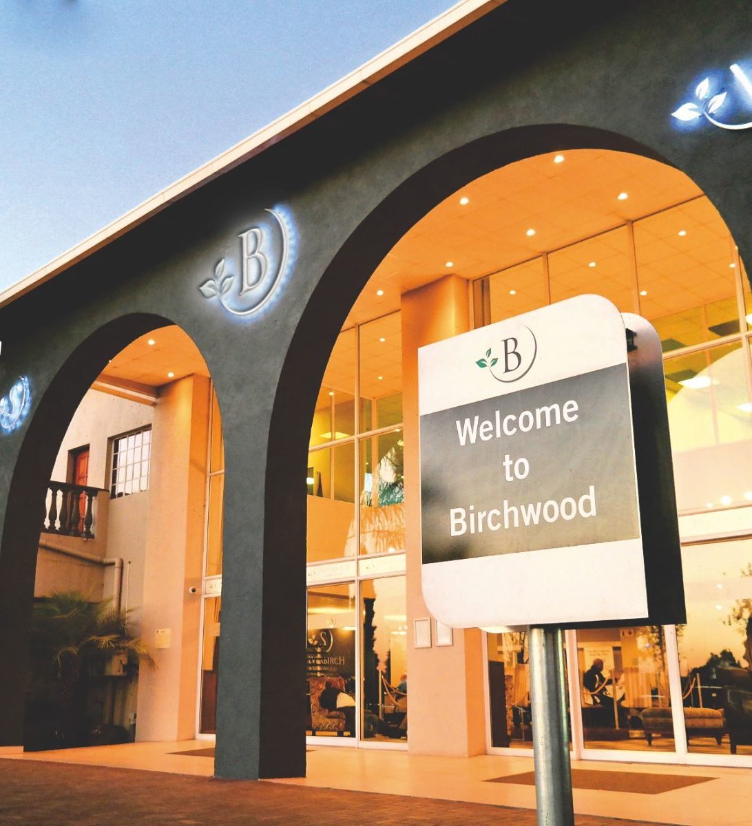 Rondreis Zuid-Afrika, Johannesburg, Birchwood Executive hotel, vooraanzicht hotel