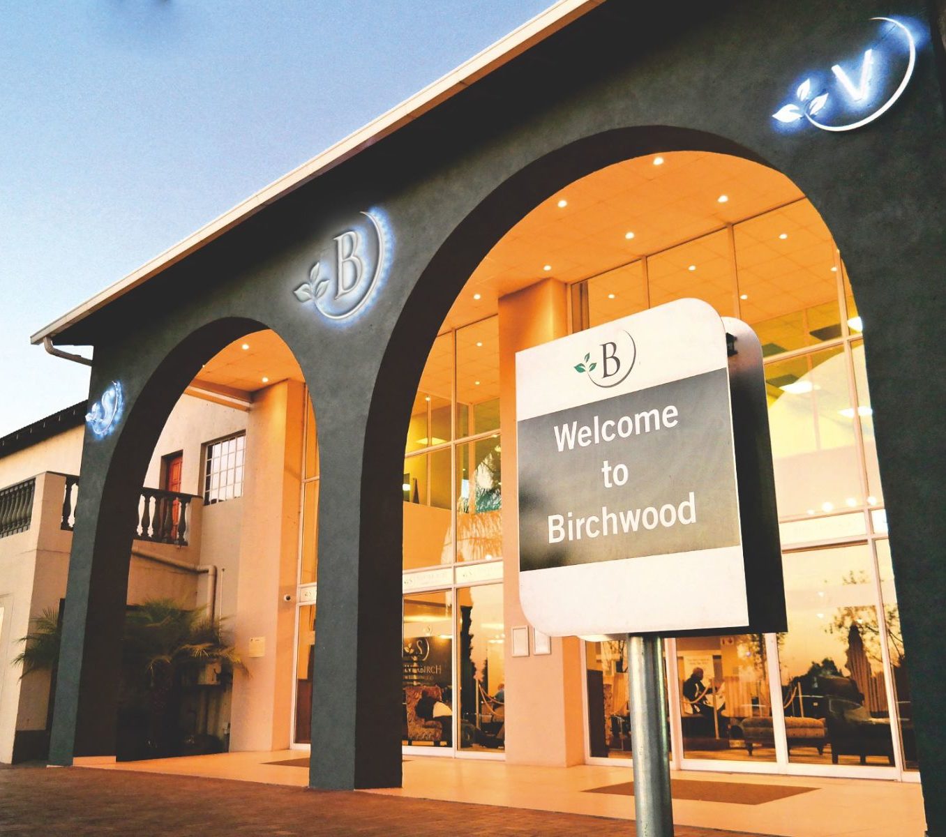 Rondreis Zuid-Afrika, Johannesburg, Birchwood Executive hotel, vooraanzicht hotel