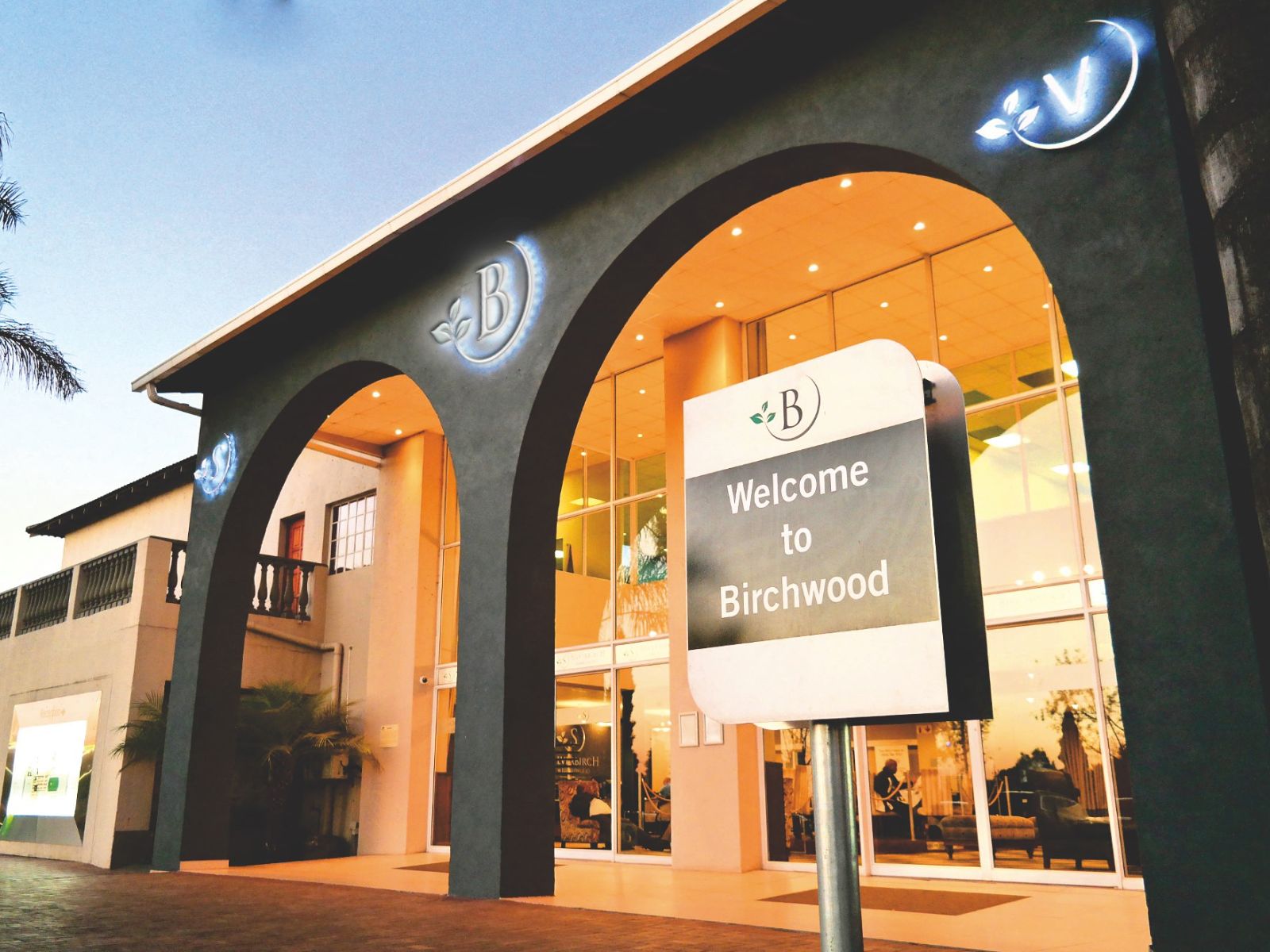 Rondreis Zuid-Afrika, Johannesburg, Birchwood Executive hotel, vooraanzicht hotel