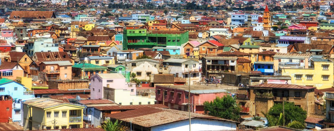 Rondreis Zuid-Afrika, Johannesburg, Soweto township met kleurige huisjes