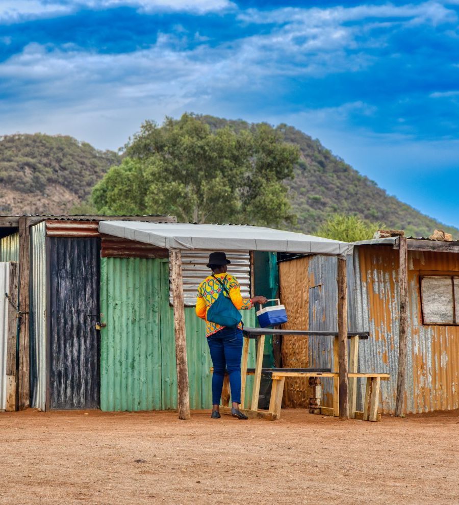Rondreis Zuid-Afrika, Johannesburg, kleurrijke huisjes in Soweto