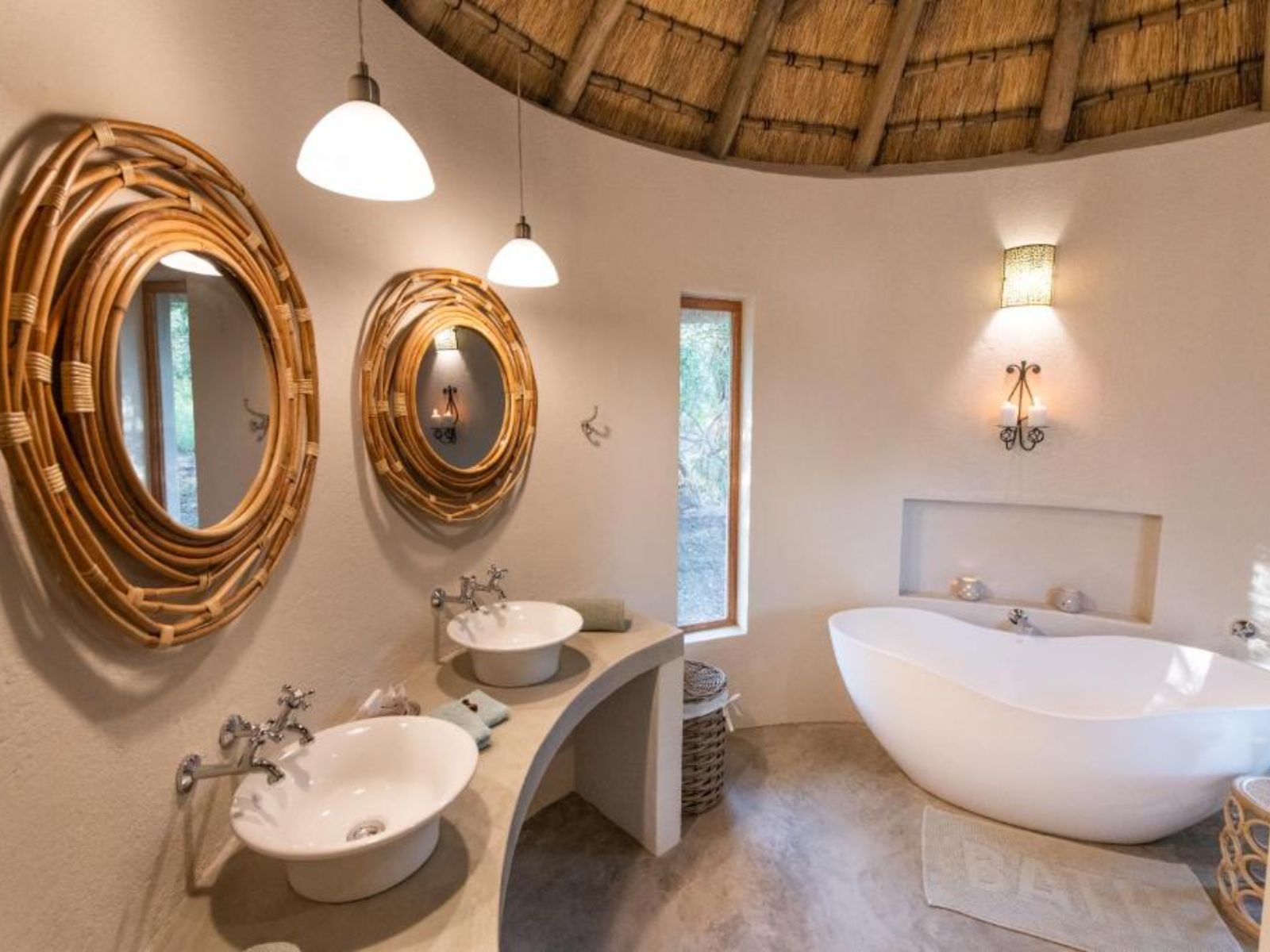 Rondreis Zuid-Afrika, Kruger - Klaserie Private Nature Reserve, Nyala Safari Lodge, badkamer
