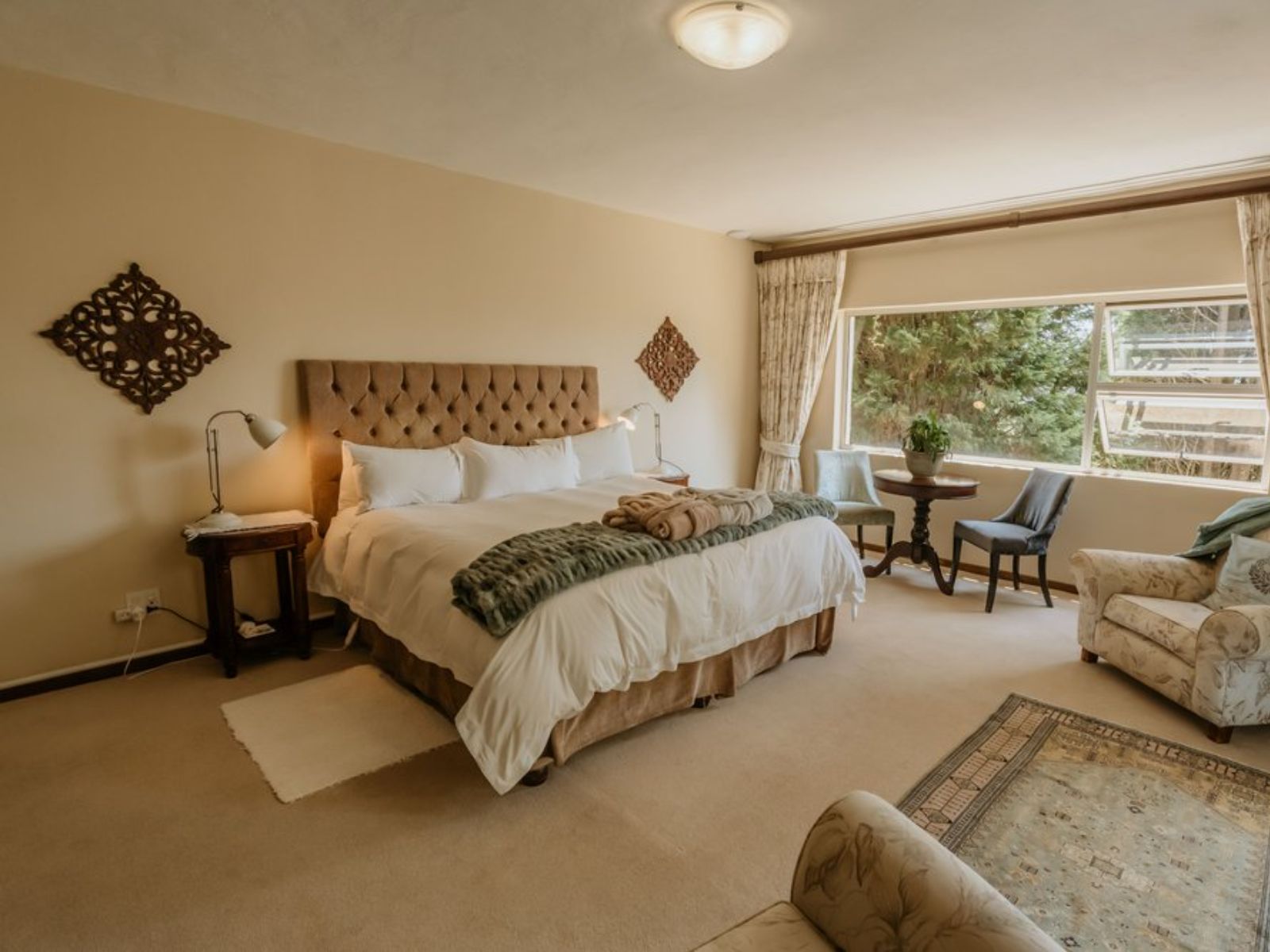 Rondreis Zuid-Afrika, Lobamba, Ematjeni Luxury Guesthouse, slaapkamer