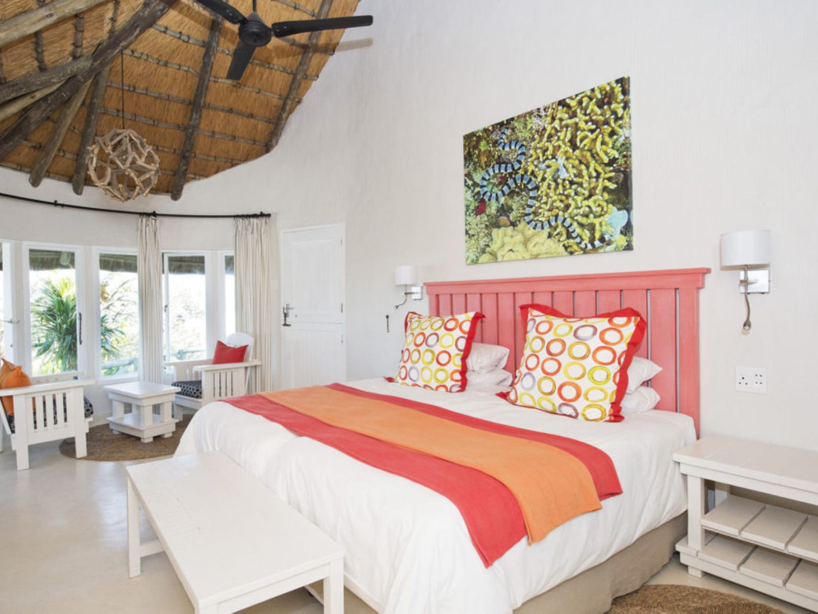 Rondreis Zuid-Afrika, Port St. John, Umngazi River Bungalows, tweepersoonsbed