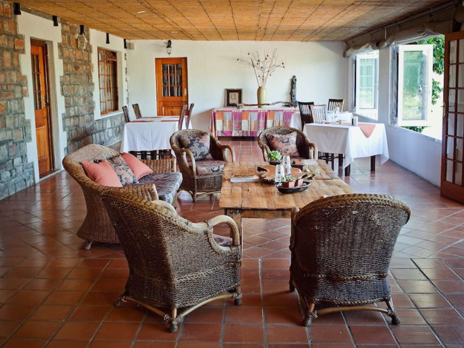 Rondreis Zuid-Afrika, Springbok (Namaqua NP), Manor House, gezamenlijke ruimte
