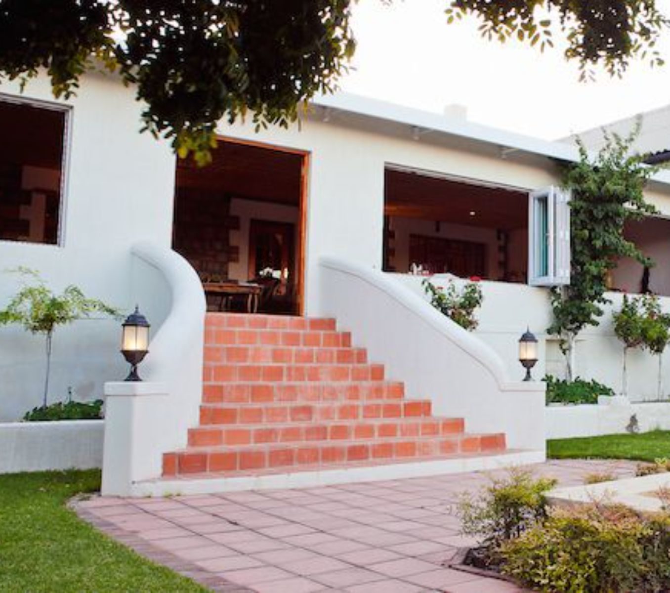 Rondreis Zuid-Afrika, Springbok (Namaqua NP), Manor House, voorkant manor house