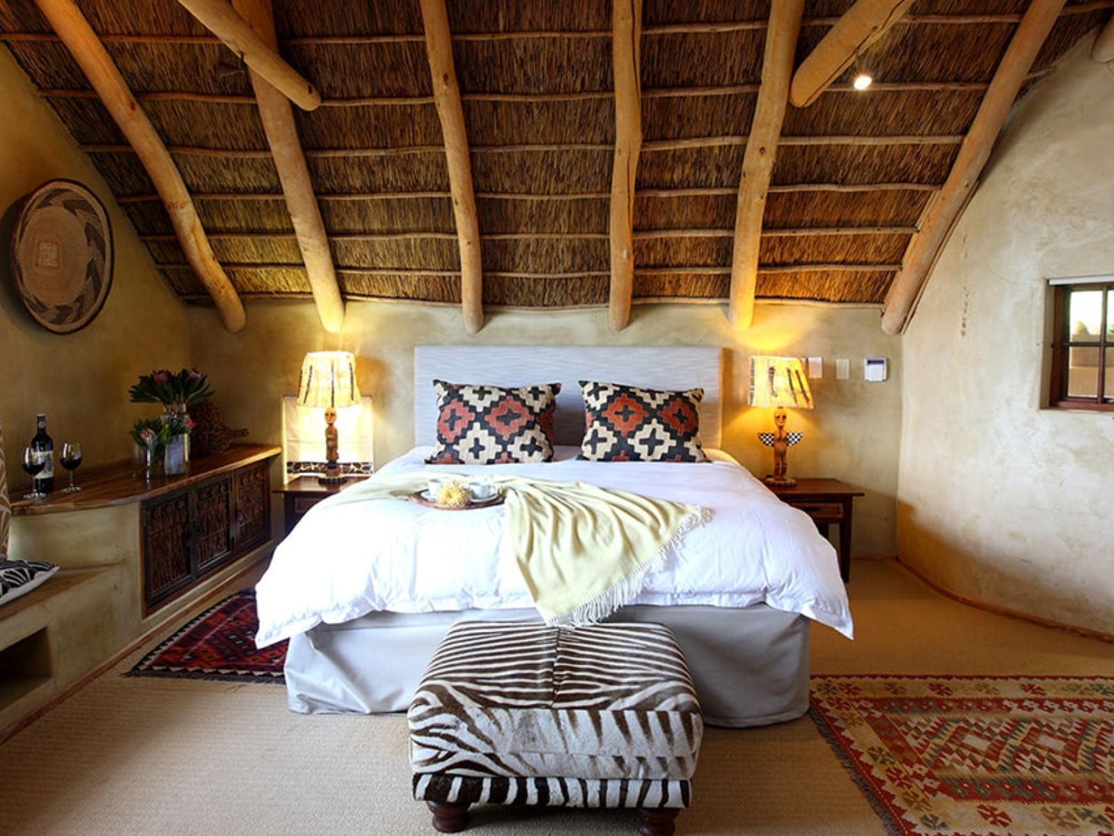 Rondreis Zuid-Afrika, Stellenbosch, Marianne Wine Estate, tweepersoonsbed