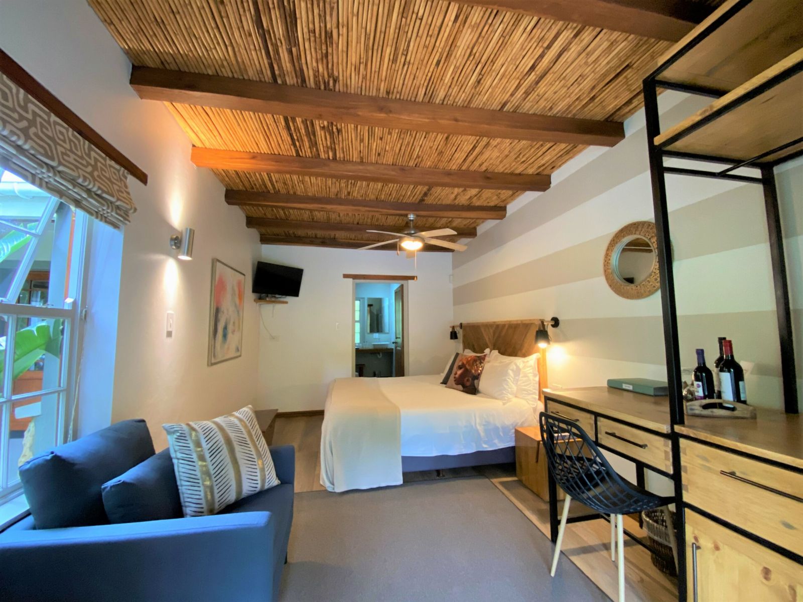 Rondreis Zuid-Afrika, Swellendam, Swellendam Country Lodge, slaapkamer