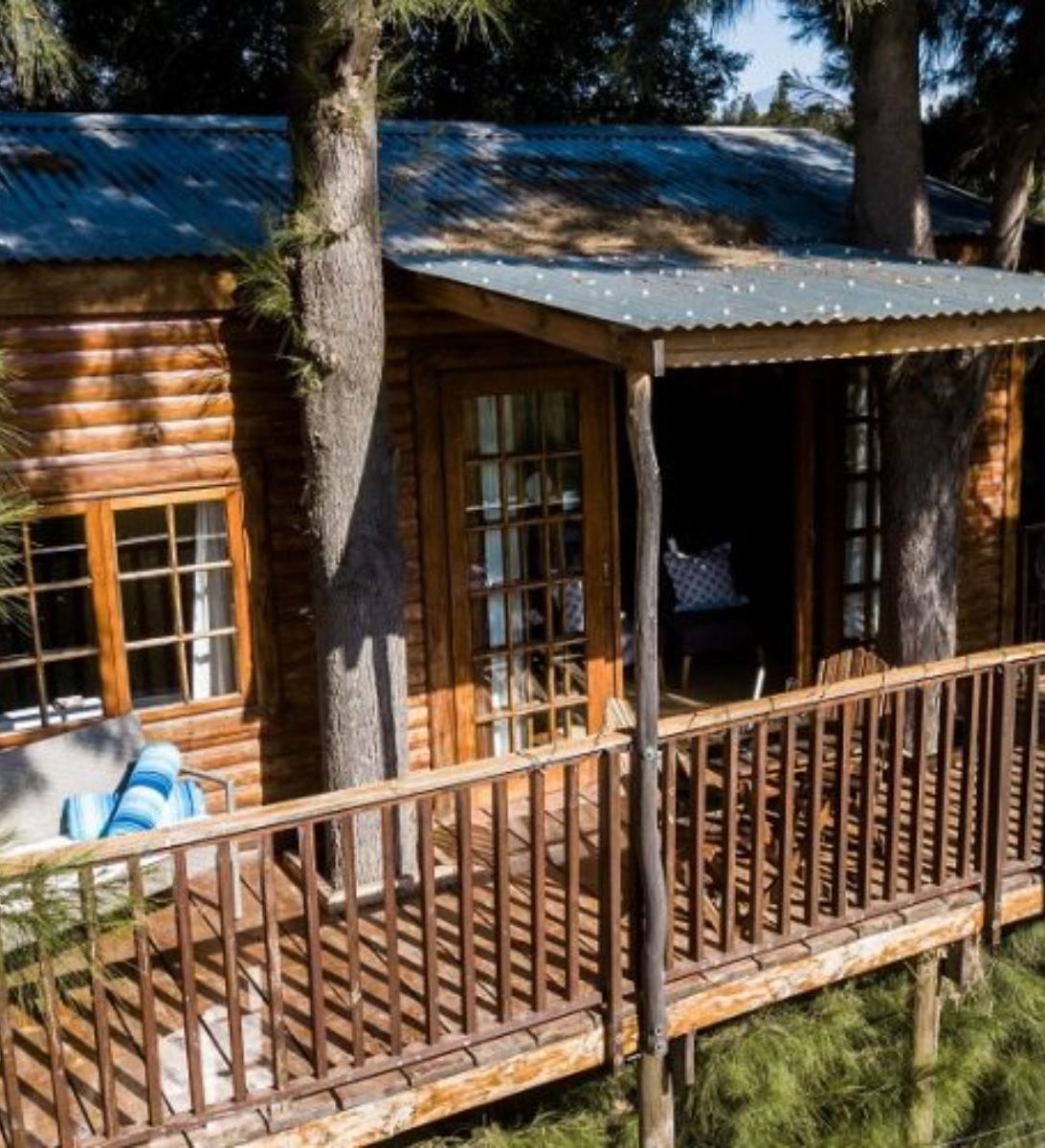 Rondreis Zuid-Afrika, Tulbagh, Vindoux Guest Farm, buitenaanzicht treehouse