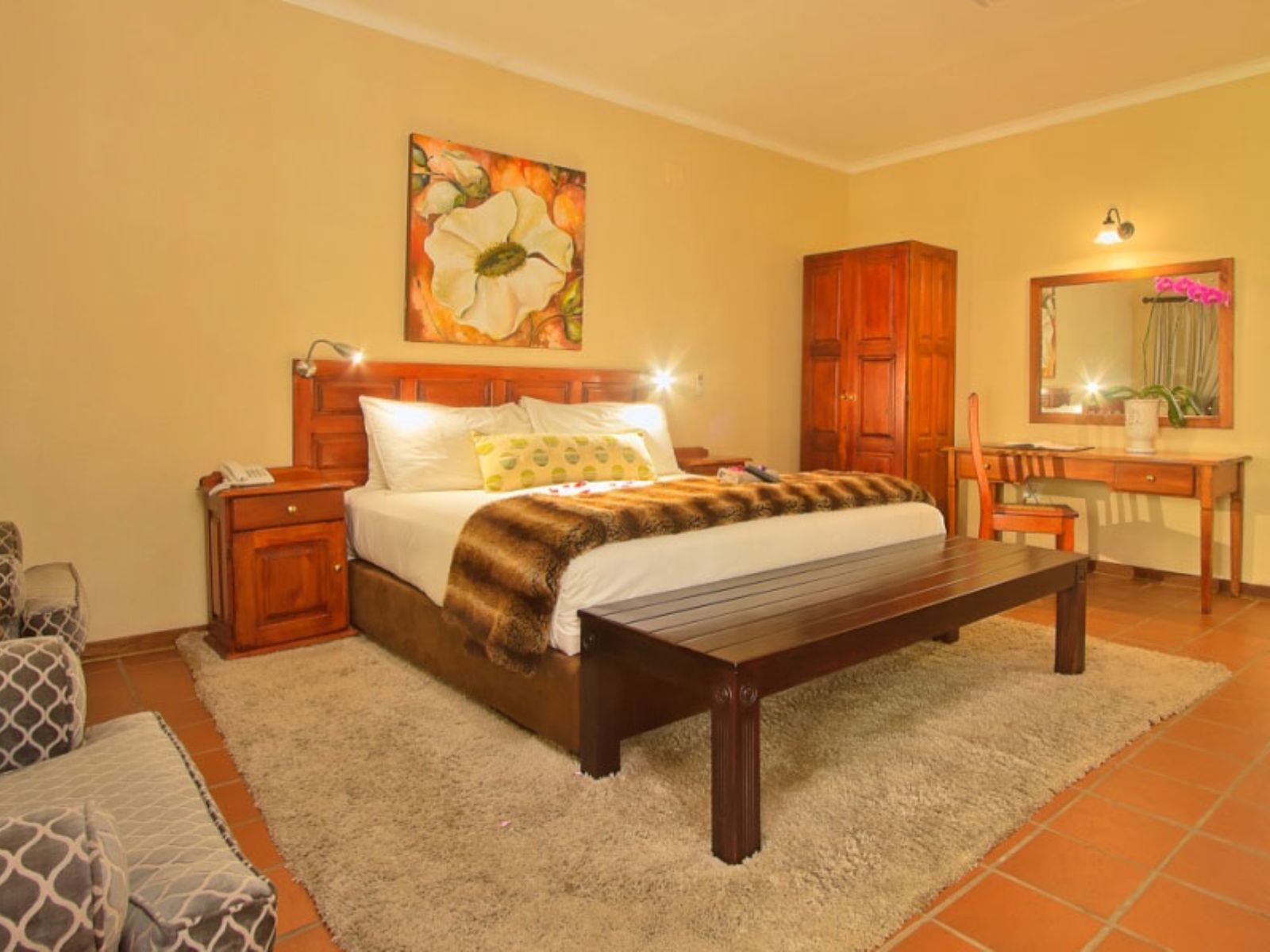 Rondreis Zuid-Afrika, Tzaneen, Tzaneen Countrly Lodge, tweepersoonsbed