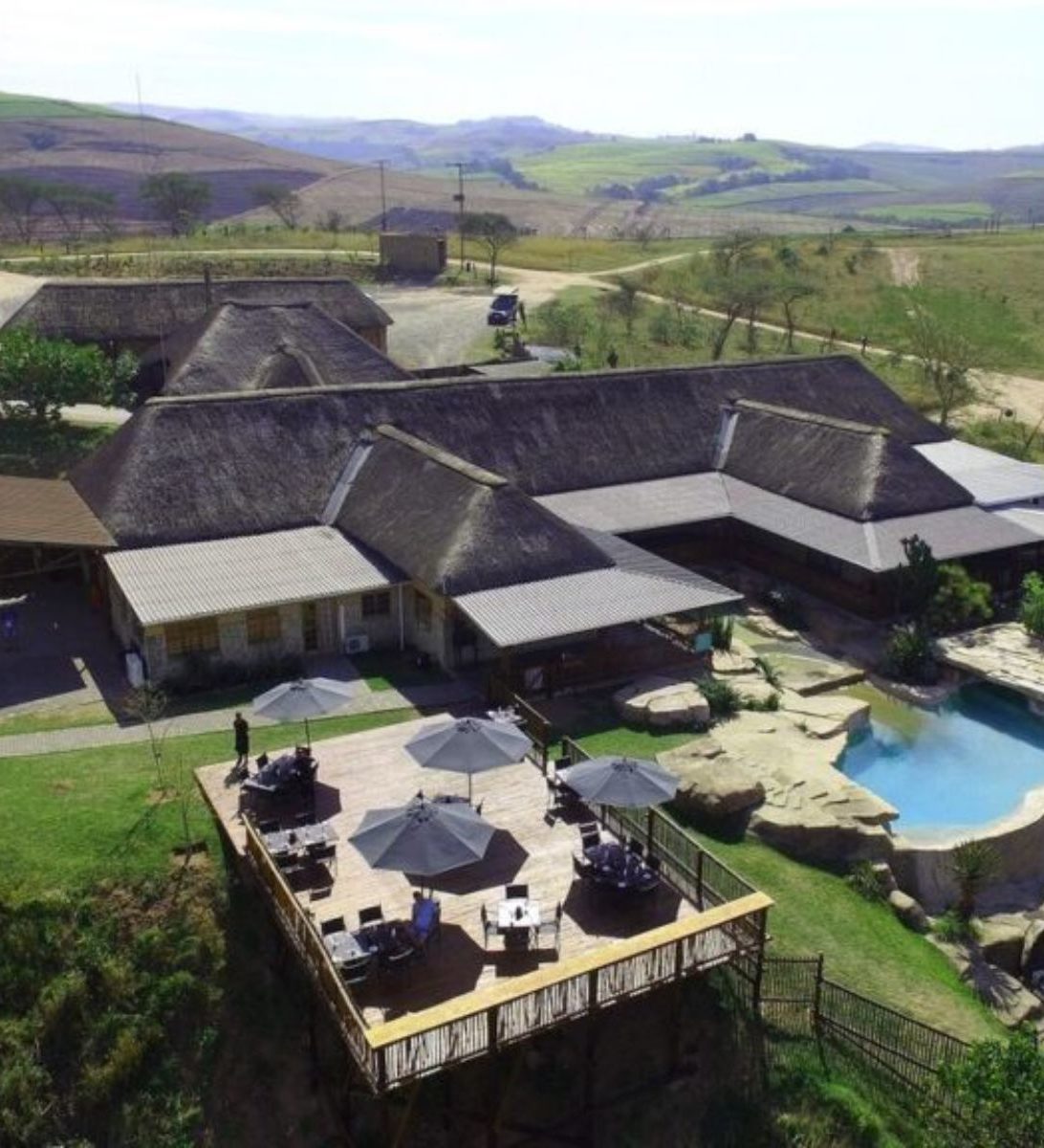 Rondreis Zuid-Afrika, Umhlanga, Rain Farm Game Lodge & Spa, bovenaanzicht Rain Farm