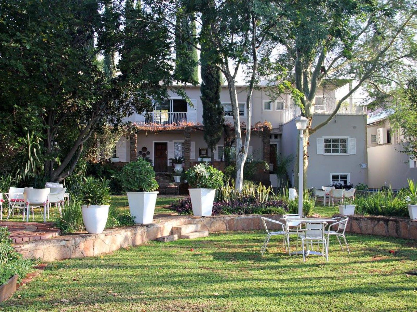 Rondreis Zuid-Afrika, Upington, Le Bonheur Manor, tuin