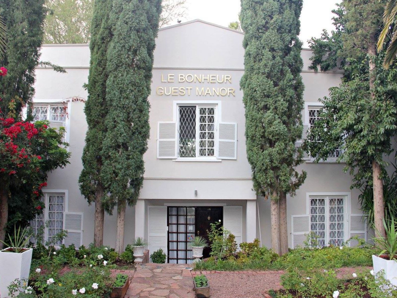 Rondreis Zuid-Afrika, Upington, Le Bonheur Manor, vooraanzicht hotel