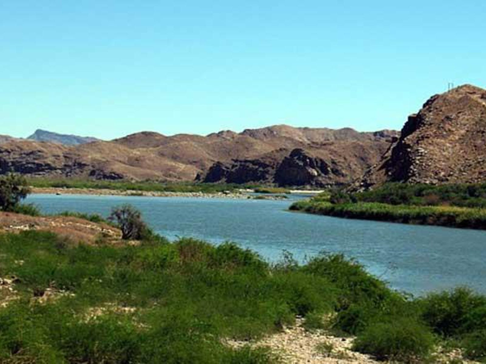 Rondreis Zuid-Afrika, Upington, rivier