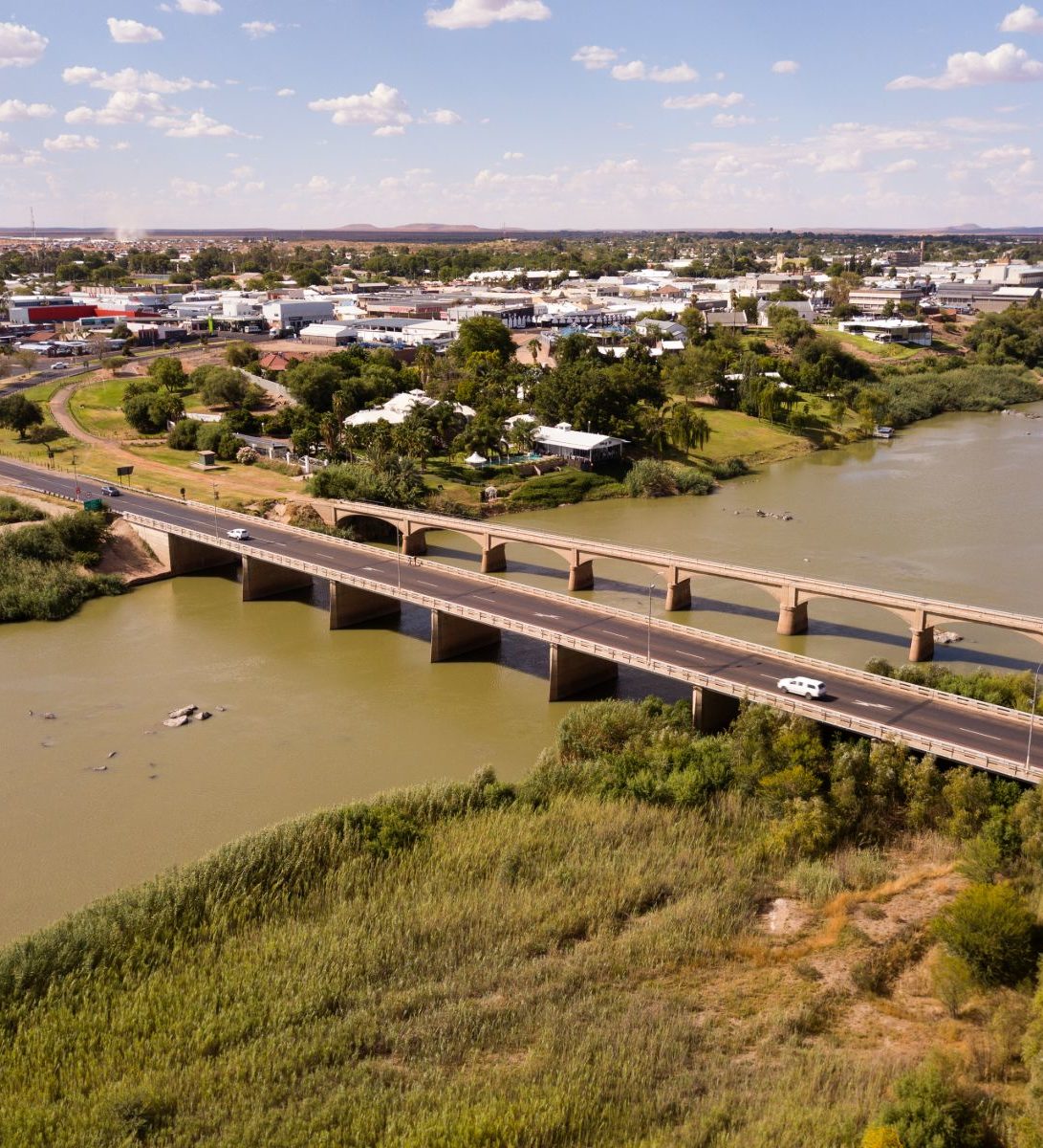 Rondreis Zuid-Afrika, Upington, stadsoverzicht en orange river