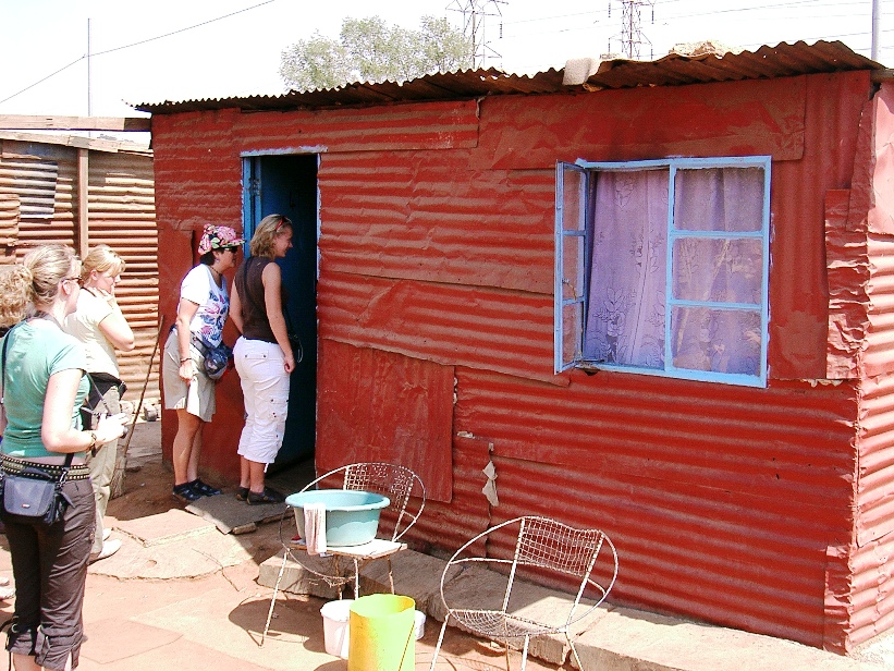 Rondreis Zuid-Afrika, Johannesburg, huisjes in Soweto