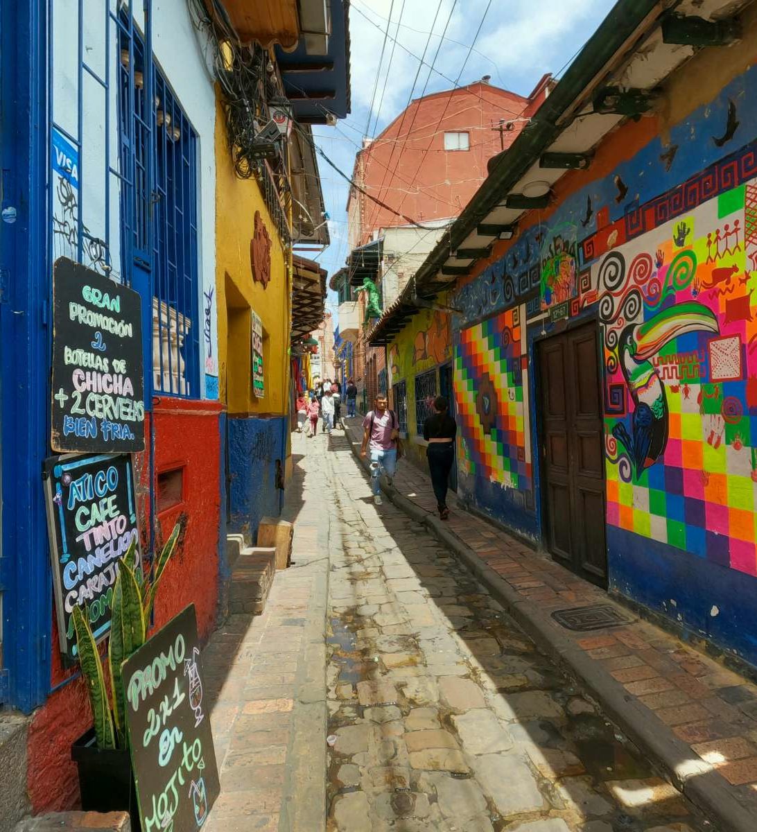 rondreis colombia bogota hoogtepunt straatfoto