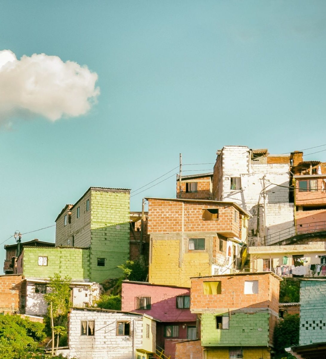rondreis colombia, medellin huizen