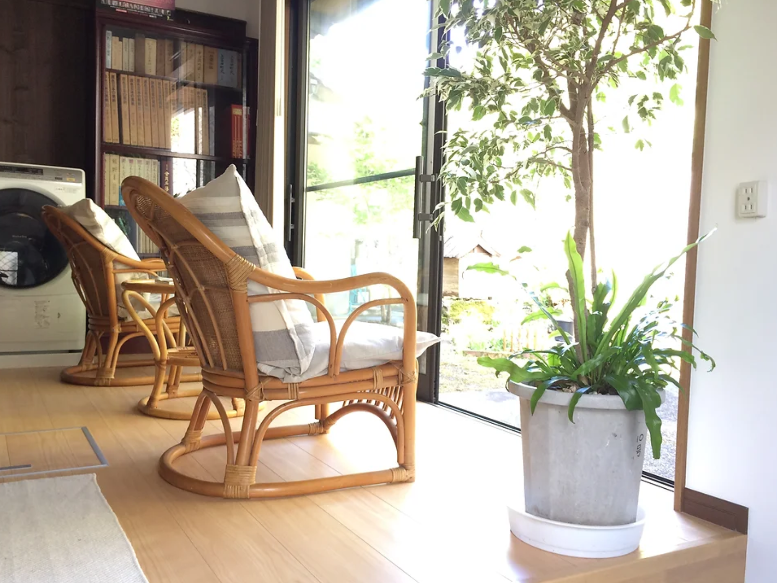 rondreis japan, Chikatsuyu, Guest house Chikatsuyu Sakuranosono, zitgedeelte