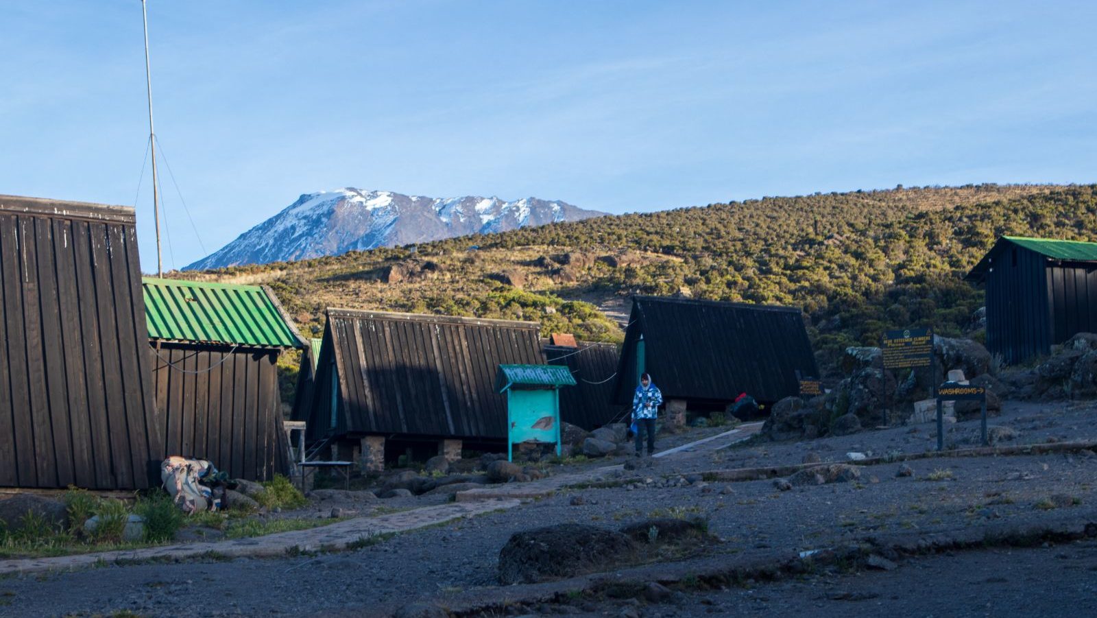 Rondreis Tanzania Kilimanjaro beklimming hutten tijdens tocht
