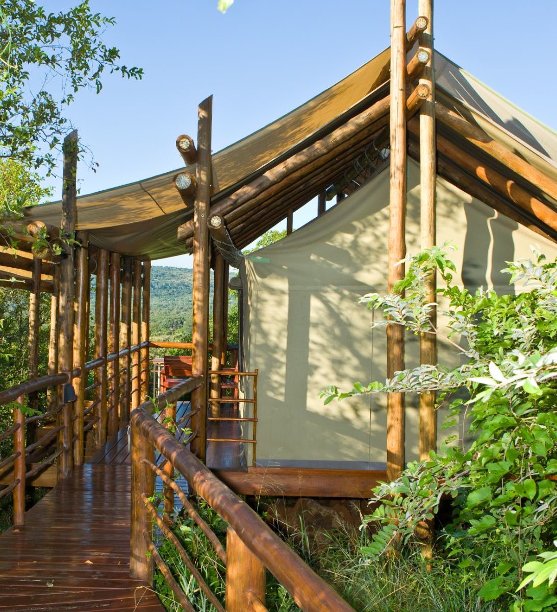 rondreis zuid afrika, kruger park, punda maria rest camp, pad naar de accommodatie