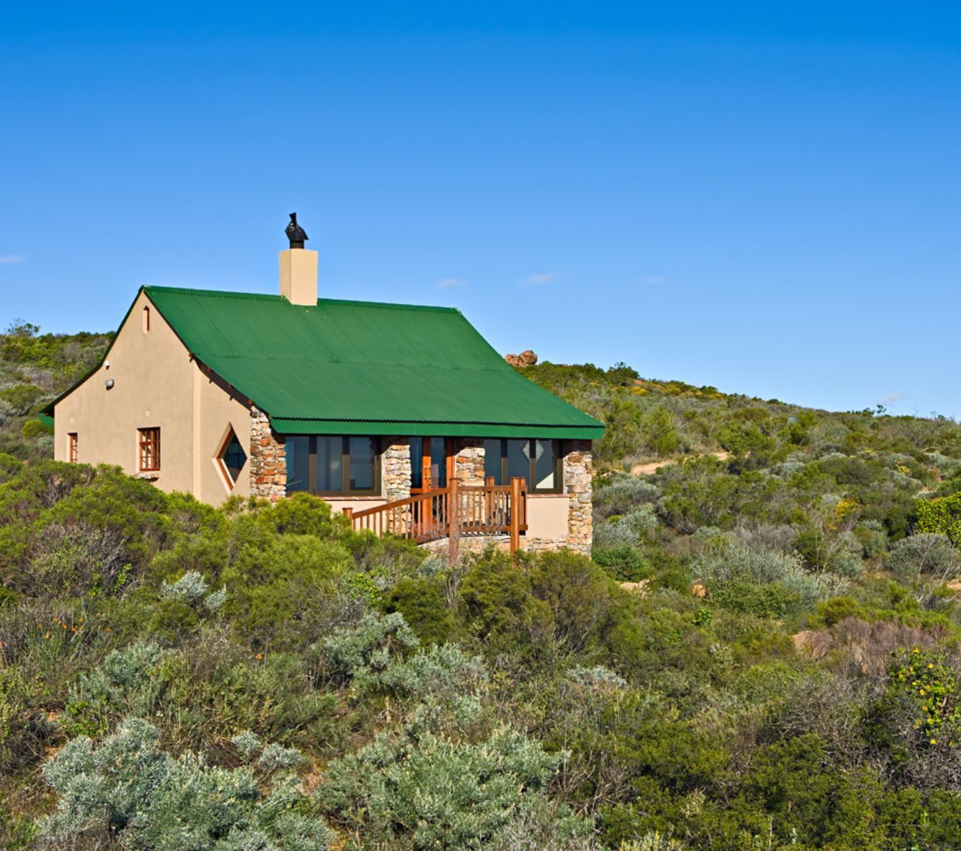 rondreis zuid afrika, springbok, namaqua national park, skilpad rest camp, buitenaanzicht accommodatie