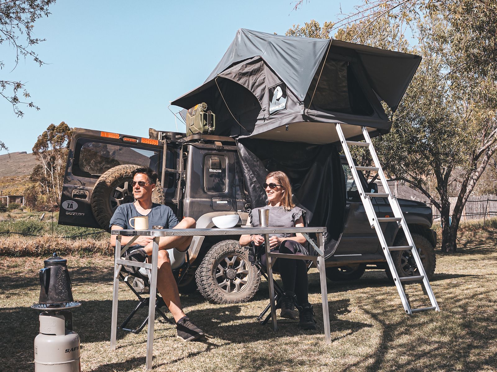 rondreis zuidelijk afrika, 4wd met rooftop tent 1