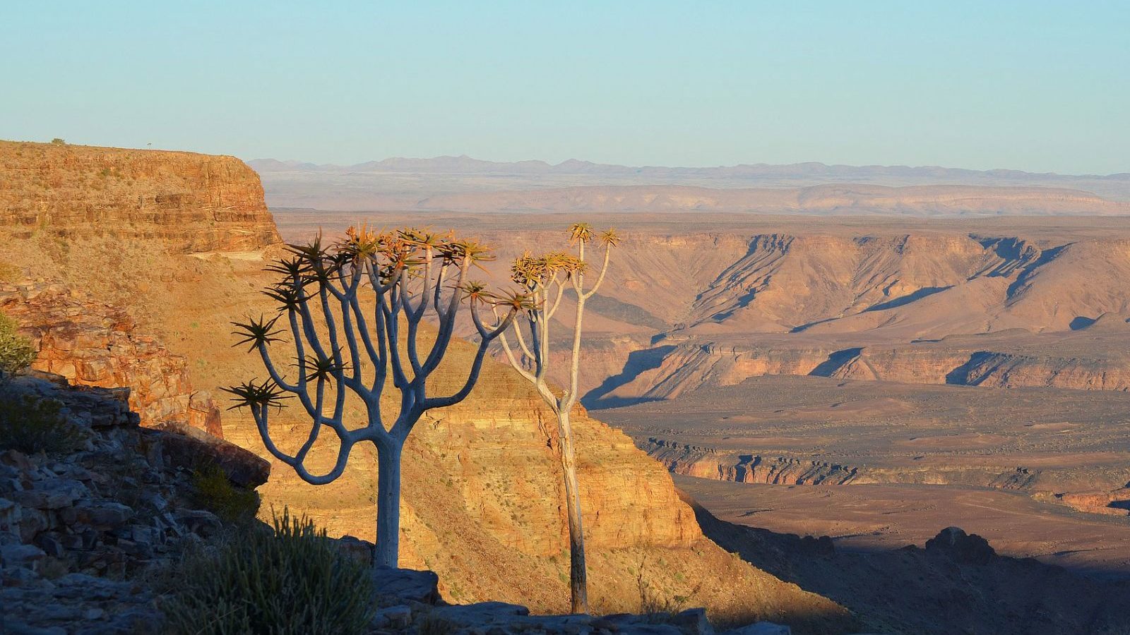 Rondreis Namibië, Fish River Canyon, uitzicht overdag