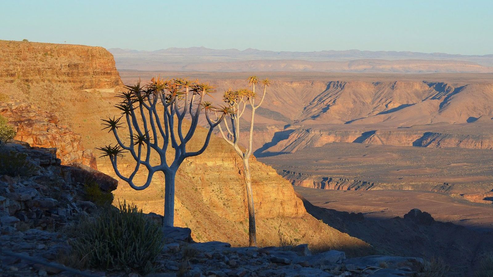 Rondreis Namibië, Fish River Canyon, uitzicht overdag