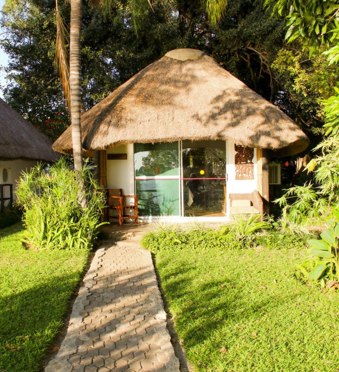 Rondreis Namibie Katima Mulilo Caprivi River Lodge buitenaanzicht
