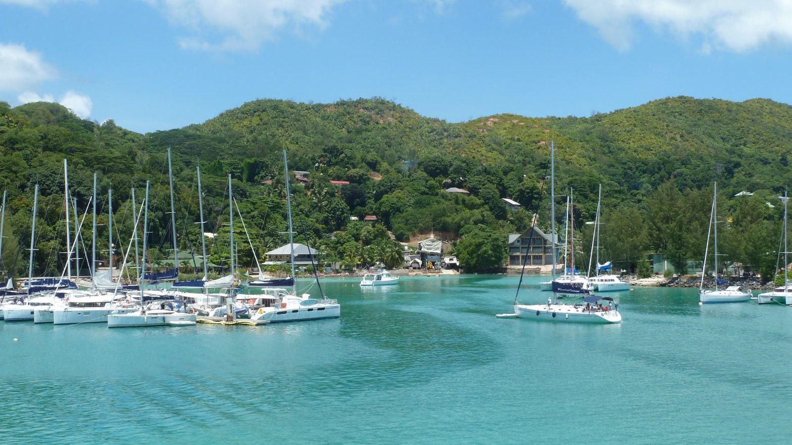 Rondreis Seychellen, Praslin, zeilboten