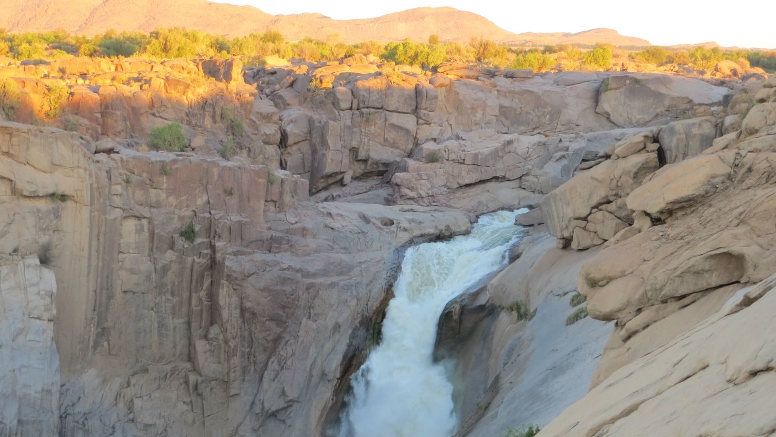 Rondreis Zuid-Afrika, Augrabies Falls NP, Waterval