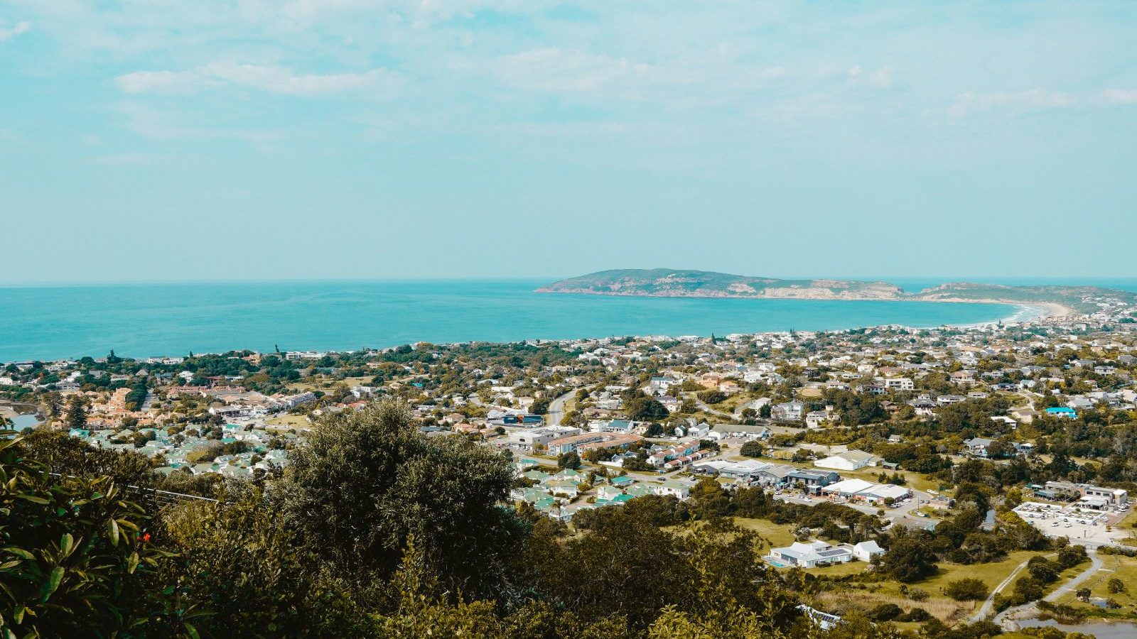 Rondreis Zuid-Afrika, Plettenberg Bay, uitzicht over de baai