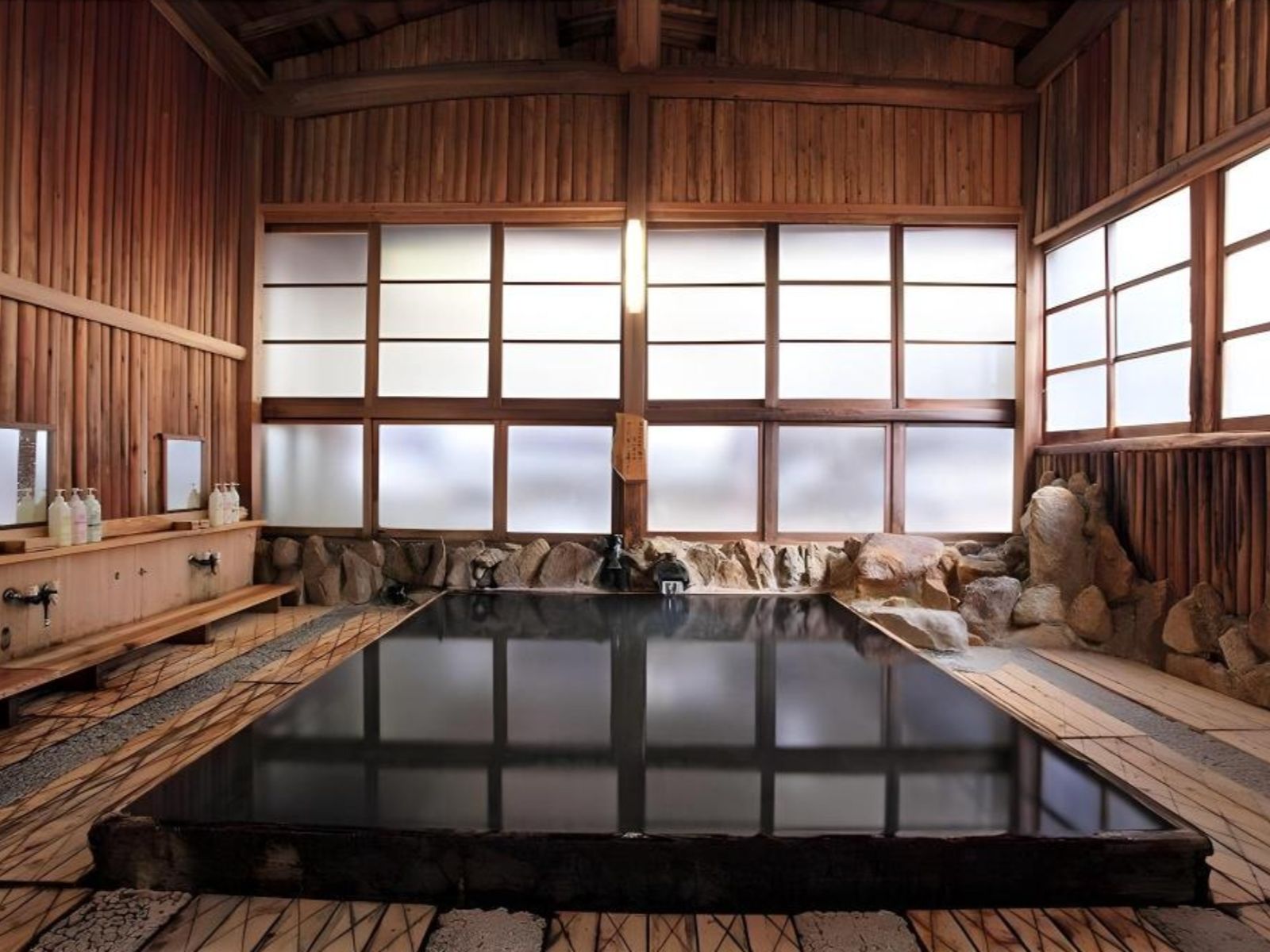 Rondreis Japan, Yunomine Onsen, Ryokan Adumaya, onsen
