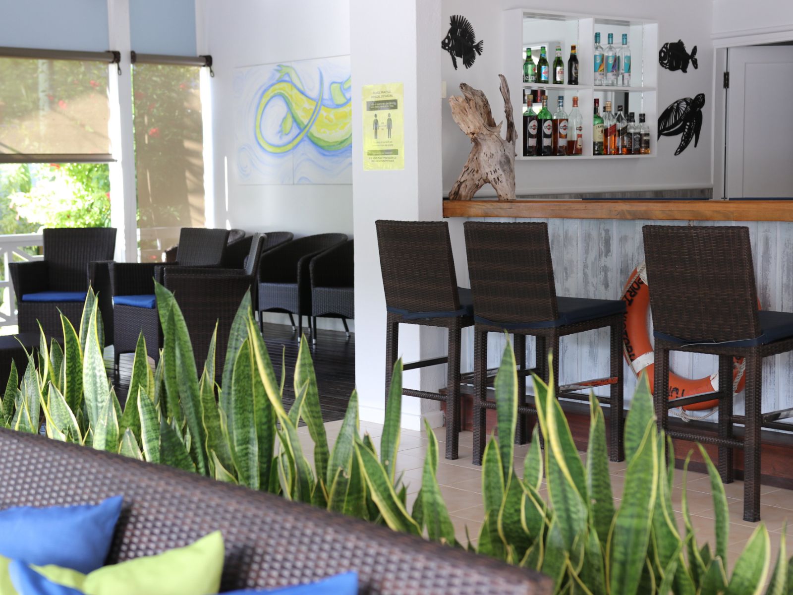 rondreis seychellen, mahe, hotel la rousette bar