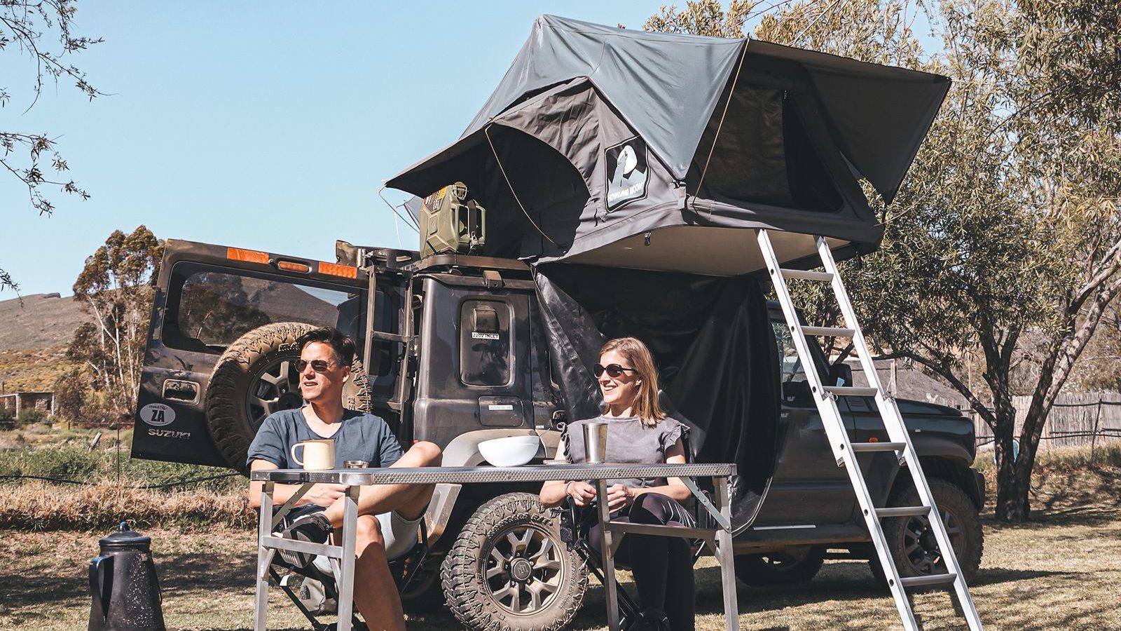 rondreis zuidelijk afrika, 4wd met rooftop tent