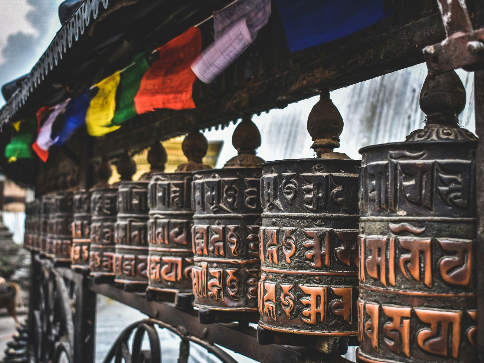 Rondreis Nepal, Kathmandu Vallei, Prayer Wheel