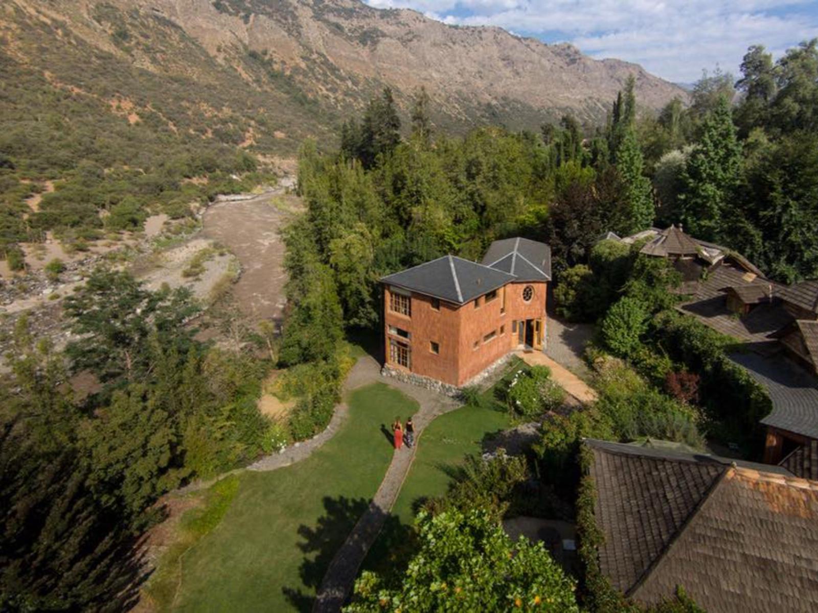 rondreis chili - maipo vallei- altiplanicos cajon del maipo hotel - bovenaanzicht
