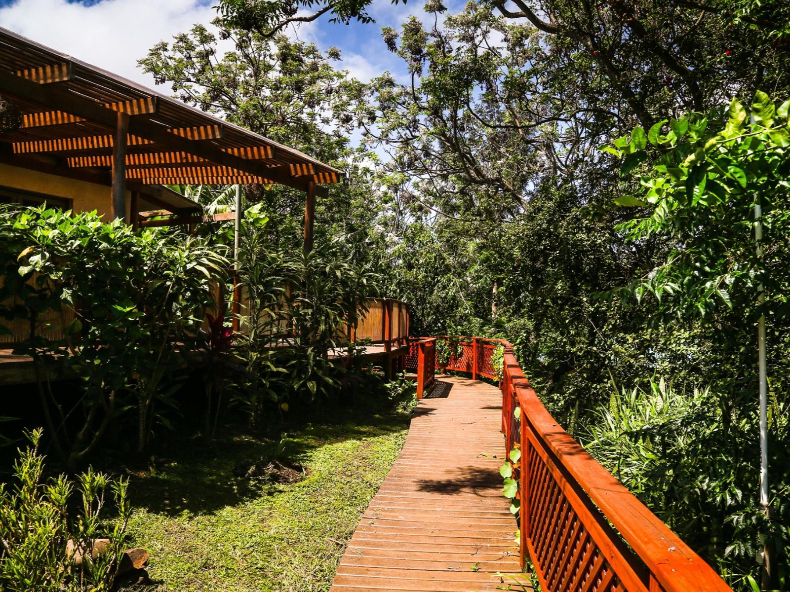 rondreis chili - paaseiland - easter island eco lodge hotel - tuin 2