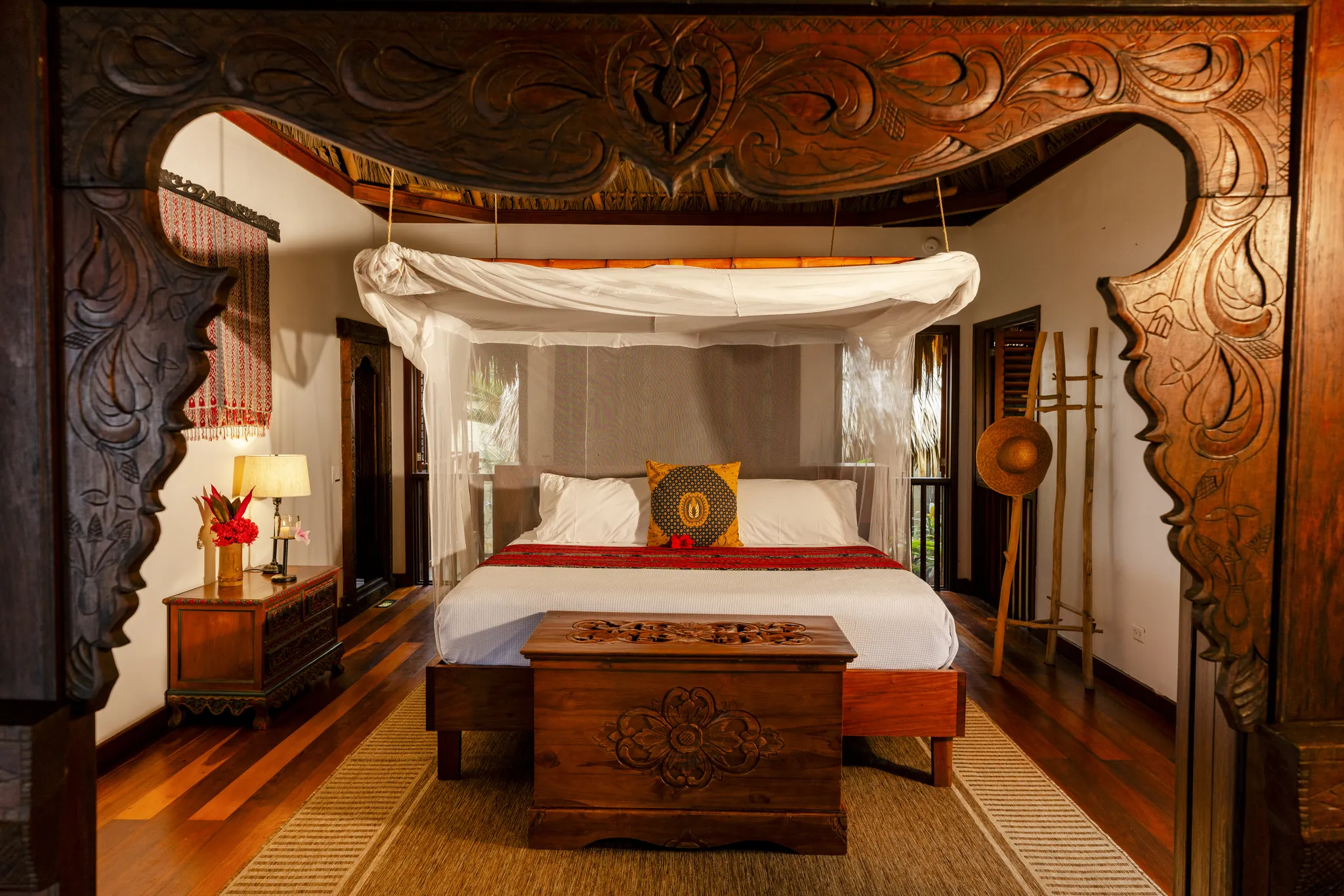 Rondreis Belize, Placenia, Turtles Inn, Seafront Villa doublebed