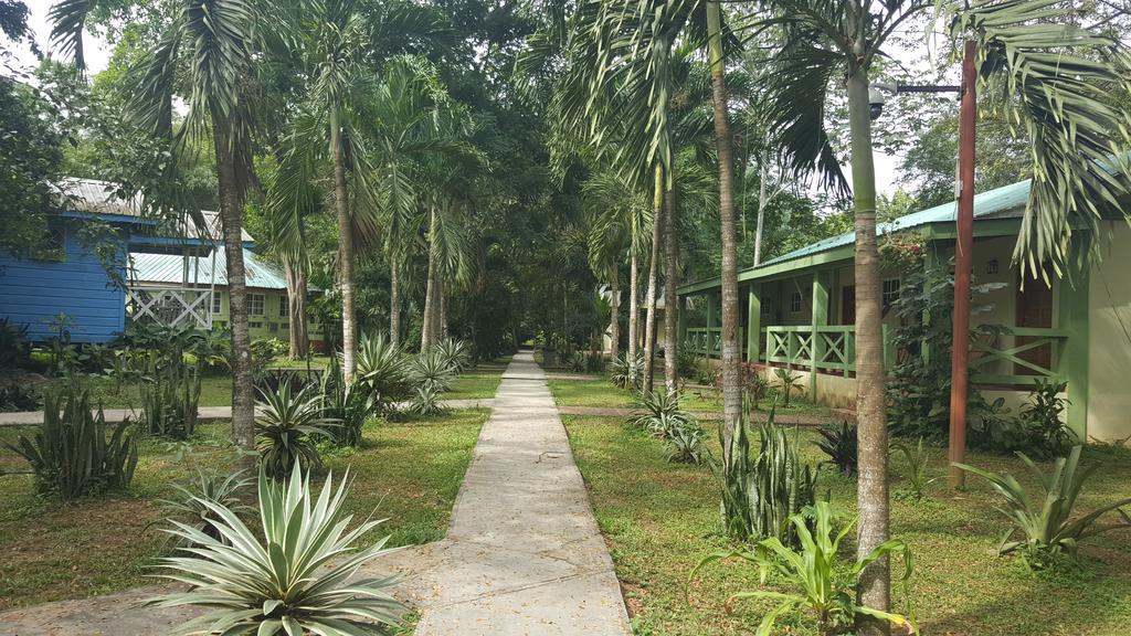 Rondreis Belize, San Ignacio, Hotel Midas, kamers buitenaanzicht