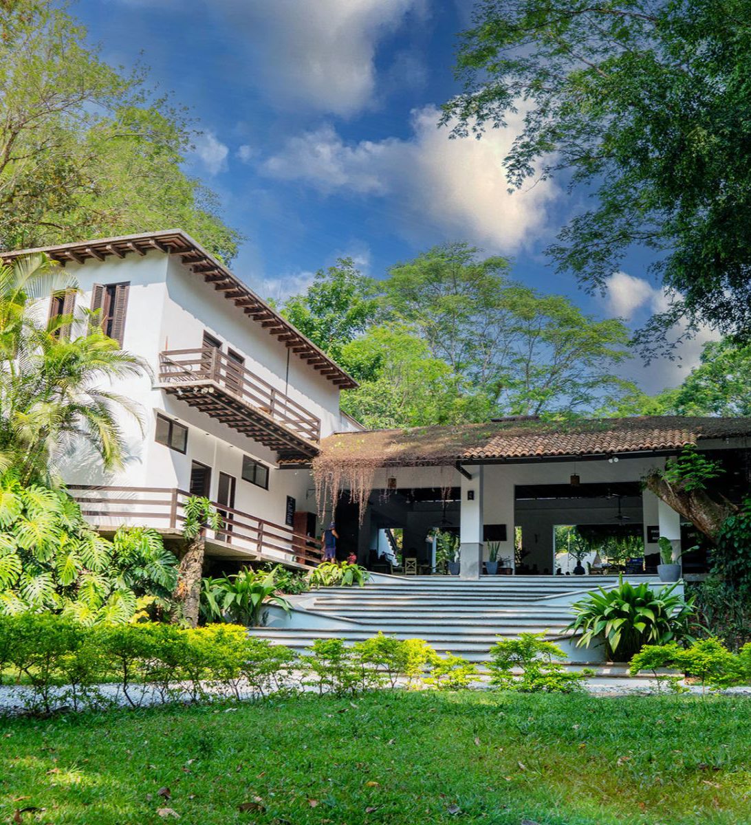 Rondreis Guatemala, Lanquin, Guayaha, hotel vooraanzicht