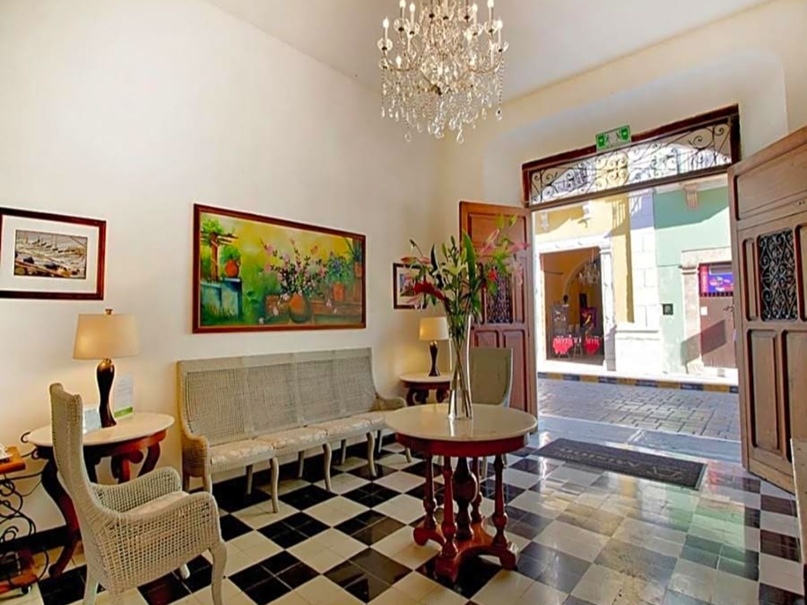 Rondreis Mexico, Campeche, Mision Campeche, lobby