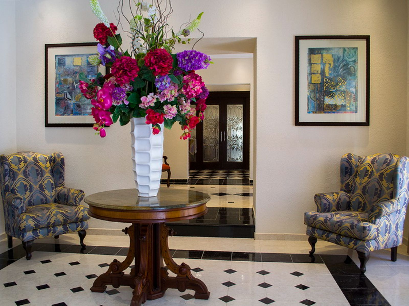 Rondreis Mexico, Campeche, Plaza Colonial, lobby