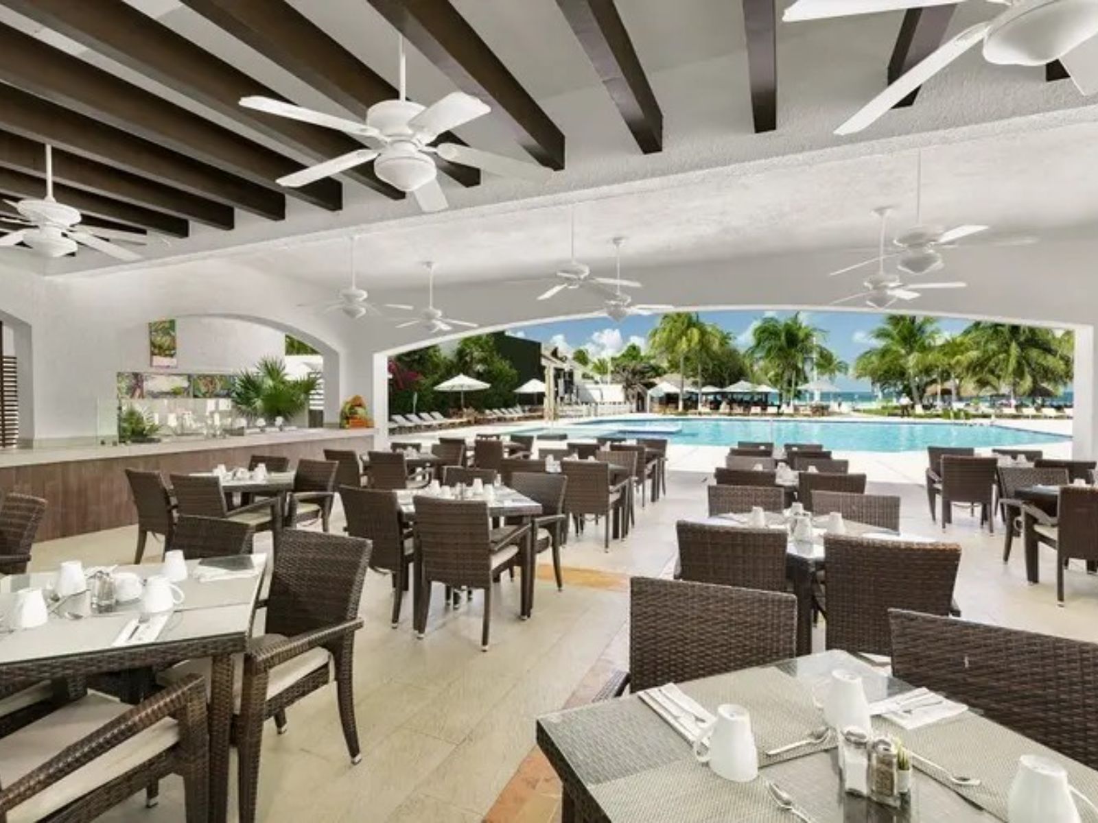 Rondreis Mexico, Cancun, Beachscape Villas Kin-Ha, restaurant