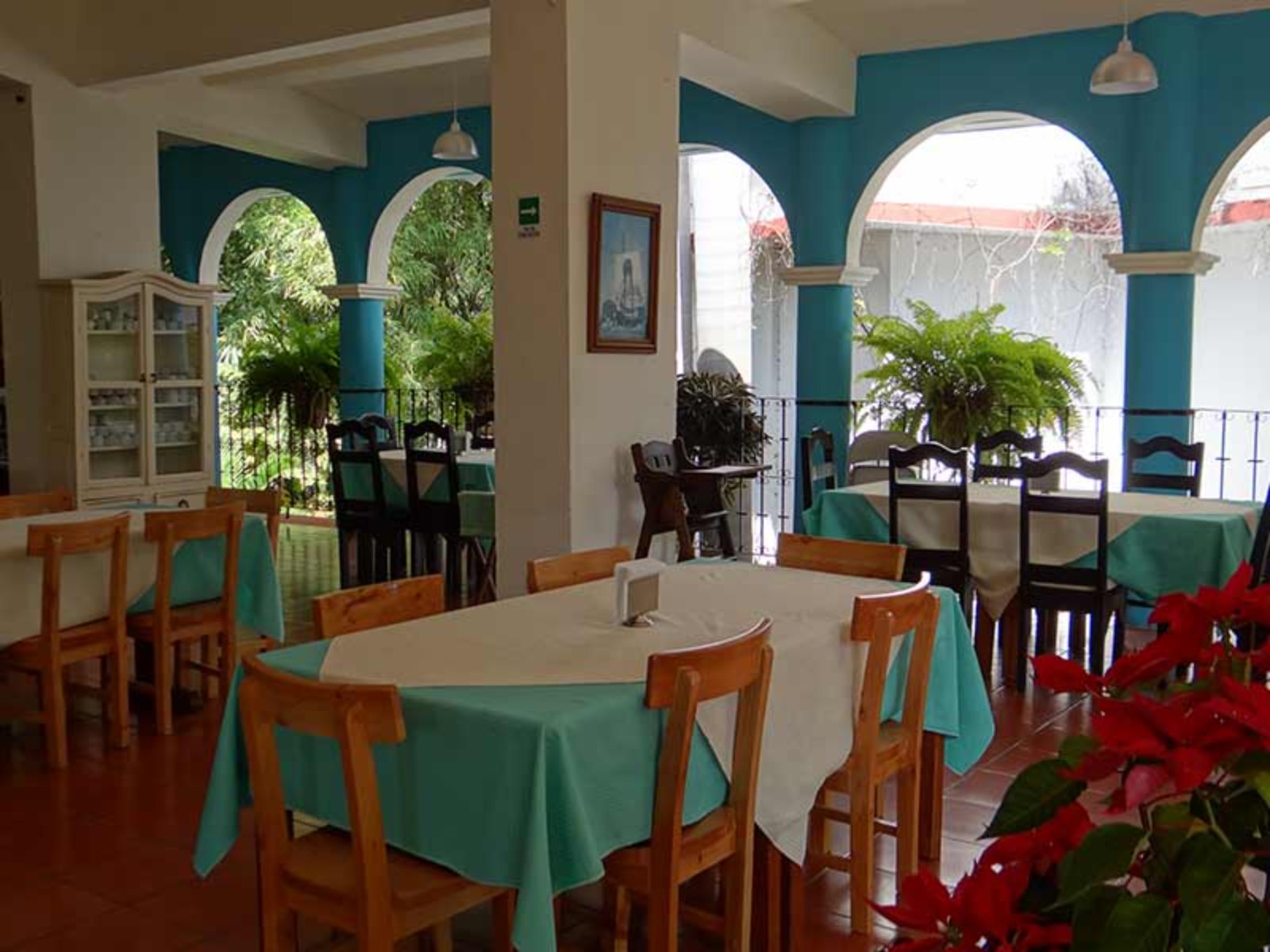 Rondreis Mexico, Chiapa de Corzo, La Ceiba, restaurant