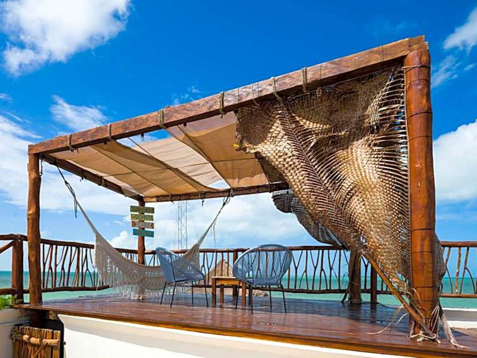 Rondreis Mexico, Isla Holbox, Spirit Holbox, zwembad cabana