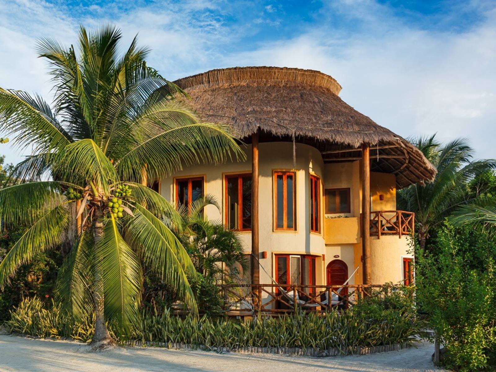 Rondreis Mexico, Isla Holbox, Villas Paraiso del Mar, buitenzijde